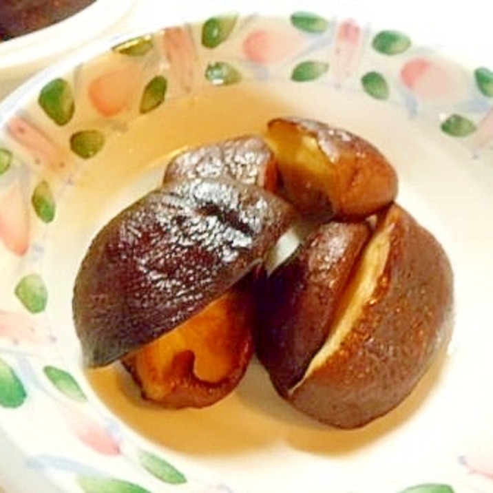 椎茸のバター醤油炒め